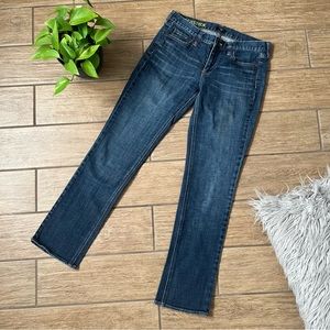 J. Crew “matchstick” medium wash jeans size 28